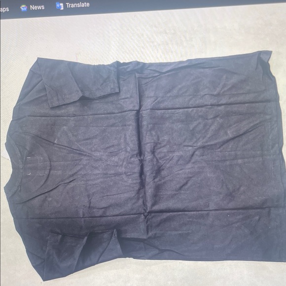 Gallery Dept Black Tee with Yellow Print - Picture 2 of 4